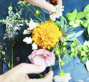 Sustainably repurposing flowers after a wedding