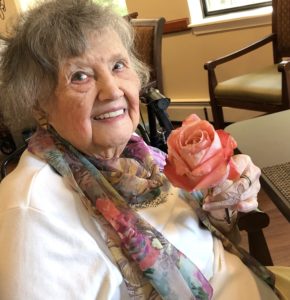 Donating wedding flowers to a nursing home